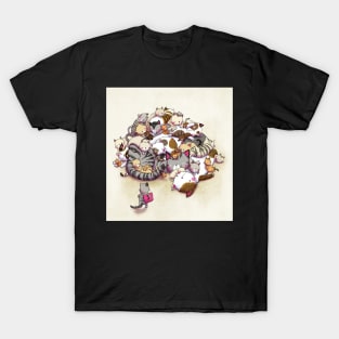 Cat pile T-Shirt